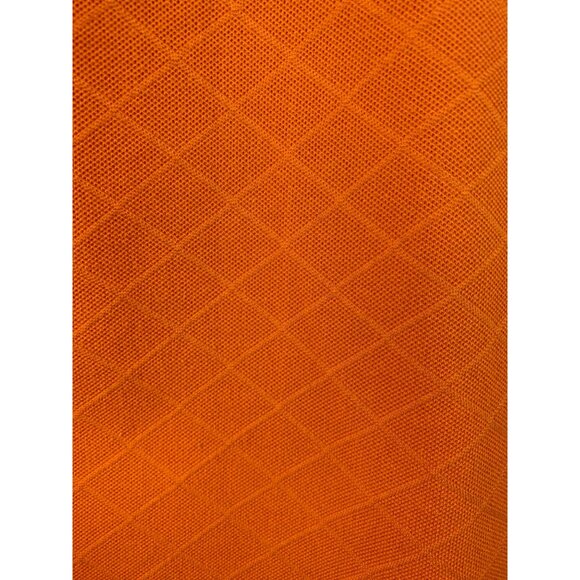 Izod Golf Women’s Large Orange Diamond Polo Shirt - Picture 4 of 7
